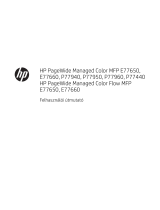 HP PageWide Managed Color MFP E77650-E77660 Printer series Používateľská príručka