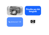 HP Photosmart 130 Printer series Užívateľská príručka