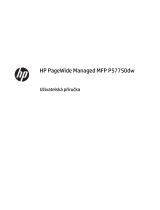 HP PageWide Managed P57750dw Multifunction Printer series Používateľská príručka