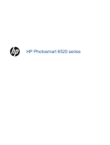 HP Photosmart 6520 e-All-in-One Printer series Návod na obsluhu