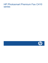 HP Photosmart Premium Fax e-All-in-One Printer series - C410 Používateľská príručka