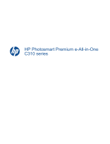 HP Photosmart Premium e-All-in-One Printer series - C310 Používateľská príručka