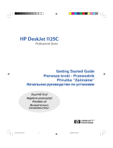 HP DESKJET 1125C PRINTER Stručná príručka spustenia
