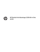 HP DeskJet Ink Advantage 5200 All-in-One Printer series Návod na obsluhu