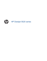 HP Deskjet Ink Advantage 5520 e-All-in-One Printer series Používateľská príručka