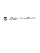 HP Deskjet Ink Advantage 3540 e-All-in-One Printer series Návod na obsluhu