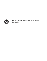 HP DeskJet Ink Advantage 4670 All-in-One Printer series Návod na obsluhu
