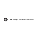 HP Deskjet Ink Advantage 2540 All-in-One Printer series Návod na obsluhu