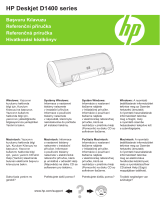 HP Deskjet D1400 Printer series Užívateľská príručka