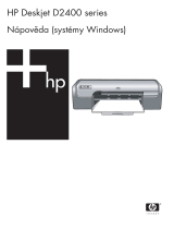 HP Deskjet D2400 Printer series Používateľská príručka