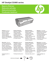 HP Deskjet D2400 Printer series Užívateľská príručka