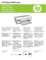 HP Deskjet D2500 Printer series Užívateľská príručka