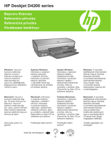 HP Deskjet D4200 Printer series Užívateľská príručka