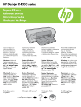 HP Deskjet D4300 Printer series Užívateľská príručka