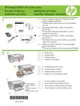 HP Deskjet F4200 All-in-One Printer series Návod na inštaláciu