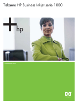 HP BUSINESS INKJET 1000 PRINTER Používateľská príručka