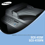 HP Samsung SCX-4725 Laser Multifunction Printer series Používateľská príručka