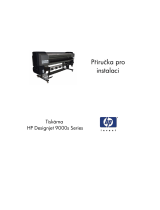 HP DesignJet 9000s Printer series Návod na inštaláciu
