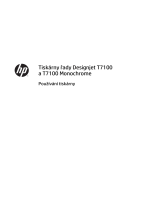 HP DesignJet T7100 Printer series Užívateľská príručka