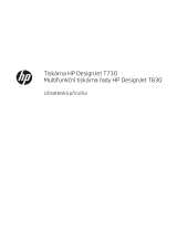 HP DesignJet T730 Printer Používateľská príručka
