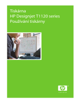 HP DesignJet T1120 Printer series Užívateľská príručka