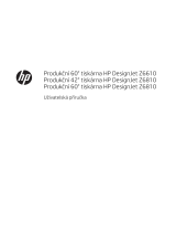 HP DesignJet Z6610 Production Printer Používateľská príručka