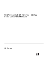 HP Compaq dc7700 Convertible Minitower PC referenčná príručka