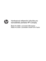 HP Compaq Pro 6300 Microtower PC referenčná príručka