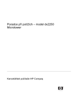 HP Compaq dx2250 Microtower PC Užívateľská príručka