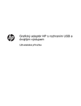 HP USB Dual Output USB Graphics Adapter Používateľská príručka