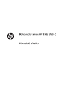 HP Elite USB-C Docking Station Používateľská príručka