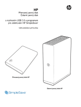 HP dt2000i Desktop Hard Drive Používateľská príručka