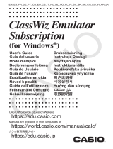Casio ClassWiz Emulator Subscription Návod na obsluhu