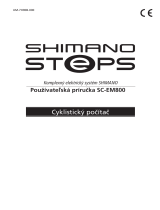 Shimano SC-EM800 Používateľská príručka