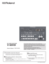 Roland V-60HD Návod na obsluhu