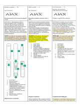 AJAX DoorProtect Stručná príručka spustenia