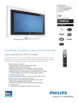 Philips 42PF9831D/10 Product Datasheet
