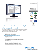Philips 220EW8FB/00 Product Datasheet