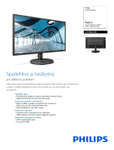 Philips 221S8LDAB/01 Product Datasheet