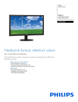 Philips 243S5LSB5/00 Product Datasheet