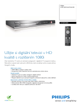 Philips DVDR5500/58 Product Datasheet