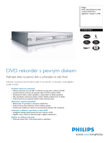Philips DVDR725H/02 Product Datasheet