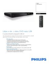 Philips DVP3350/58 Product Datasheet