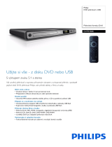 Philips DVP3358K/51 Product Datasheet