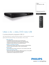 Philips DVP3350/12 Product Datasheet