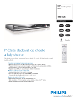 Philips DVDR3460H/58 Product Datasheet