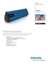 Philips SBA1610BLU/00 Product Datasheet