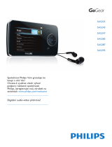 Philips SA5225/02 Používateľská príručka