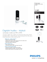 Philips SA2520/02 Product Datasheet