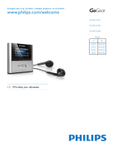 Philips SA2RGA08SN/02 Používateľská príručka